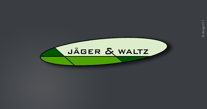 jaeger-waltz logo-entwicklung